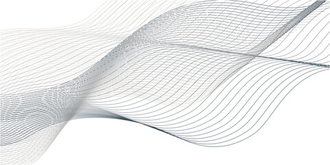 波形の曲線の抽象的な背景素材イラスト © Dahlia