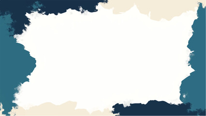 Obraz premium Colorful paint splash background with copy space for text. Paint splatter frame. Colorful paint splatter border.