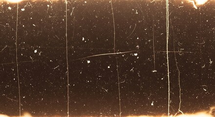 Old film strip with dust and scratches for vintage effect and background