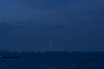 海の上の境界線