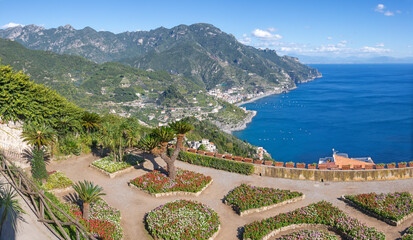 Minori - Amalfi coast - The outlook from Ravello - Villa Rufolo 