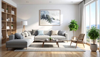Modern living room interior (2)