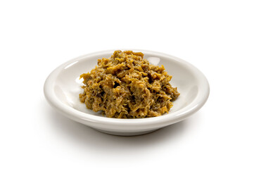 和食の蕗味噌と白ごはん