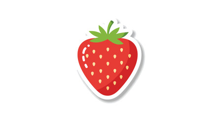 strawberry on a white background