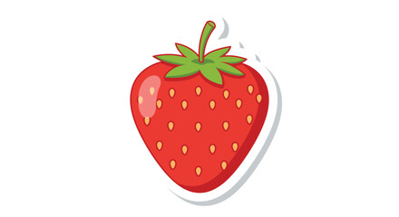 strawberry isolated on white background