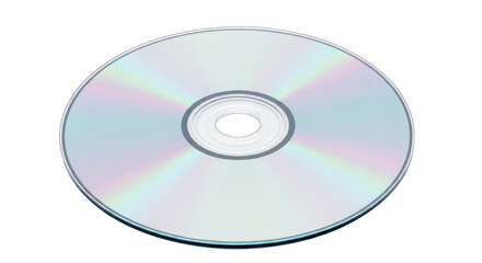 Holographic Compact Disc Silver disc with central hole