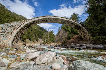 Old Bridge in the valley of the Firtina.