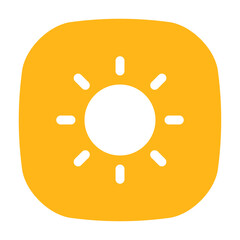 brightness or weather symbol UI icon.