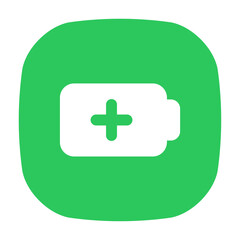 Obraz premium energy charging symbol UI icon.