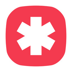 Fototapeta premium health emergency symbol UI Icon