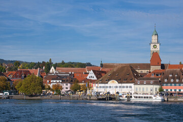 Bodensee, auf dem see vor Überlingen