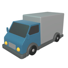 truck isolated on white background