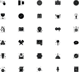 Collection of diverse vector icons representing various concepts and functionalities