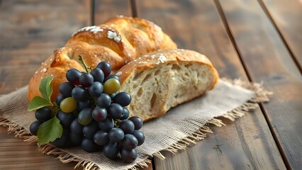 bread and grapes
