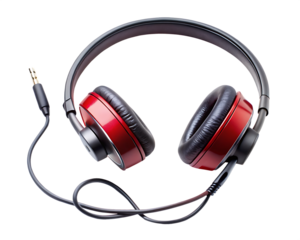 Earphone, isolated  on white background ,PNG.AI Generated.