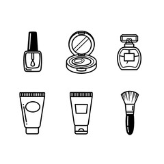 life style icon set pack