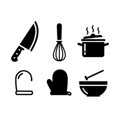 life style icon set pack