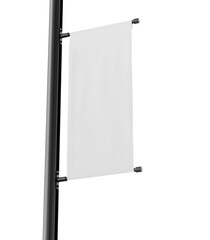 Lamp Post Banner Half Side View