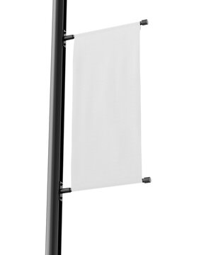 Lamp Post Banner Half Side View