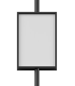 Roadside Advertising Pole Signage Front View