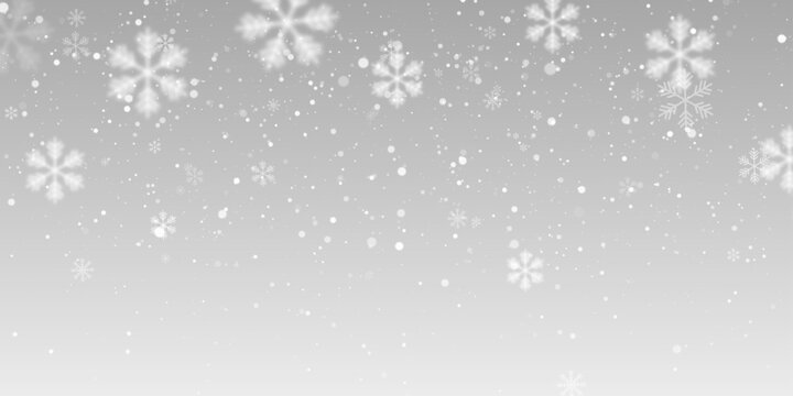 Png Falling snow on transparent background. Light snowfall, snowflakes, Snow flakes, snow background. Bokeh lights png - Powered by Adobe