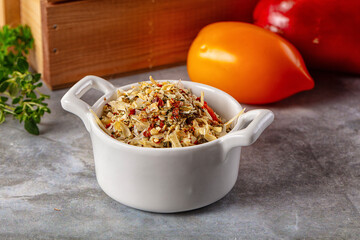 Dry vegetables seasoning for cooking