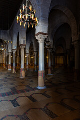 Interior of Kairouan Grand Mosque