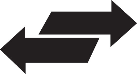 icon of two curved arrows pointing in opposite directions