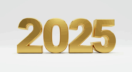 Golden 2025 New Year Design: A Celebration of the Upcoming Year