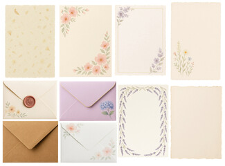 Vintage Floral Letter Paper & Envelope Set