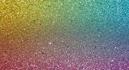 Iridescent Glitter Texture Background with Gradient Colors, Ideal for Festive Designs