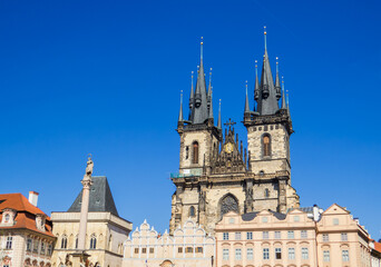 Fototapeta premium Church of Our Lady before Tyn, Old Town Square, Prague
