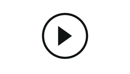 Music or video play bar icon. Audio player for songs or podcast playlist. Play or pause button. Dark theme. Vector illustration	