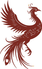 Obraz premium Mythical Phoenix Rising