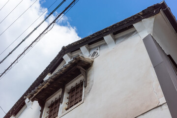 日本の広島県福山市の鞆の浦の古くてとても美しい建物と町並み