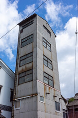 日本の広島県福山市の鞆の浦の古くてとても美しい建物と町並み
