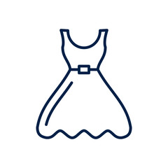 Dress vector illustration icon