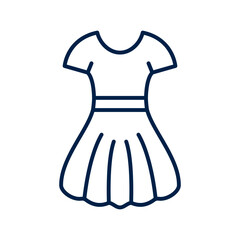 Dress vector illustration icon
