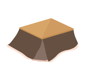 こたつ。ベクターイラスト