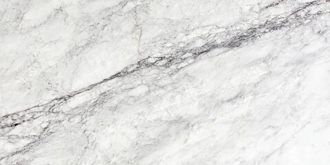 Obraz premium Elegant White Marble with Natural Veins, Stylish Stone Texture for Modern Architecture and Design
