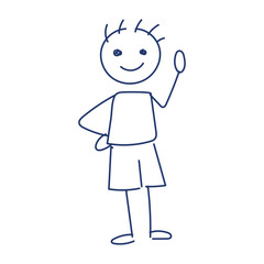 Doodle Stick Character Art