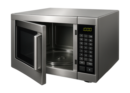 Programmable microwave for community center kitchen use.