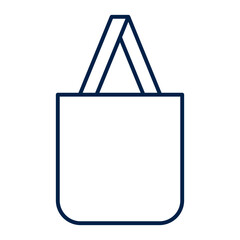 Tote bag vector illustration icon