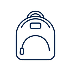 Bag pack vector illustration icon