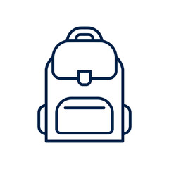 Bag pack vector illustration icon