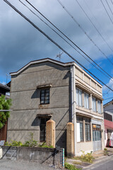 日本の広島県福山市の鞆の浦の古くてとても美しい建物と町並み