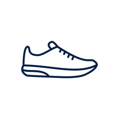 Running shoes vector illustration icon