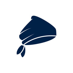 Bandana head vector illustration icon