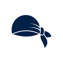 Bandana head vector illustration icon