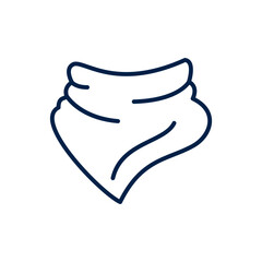 Bandana neck vector illustration icon